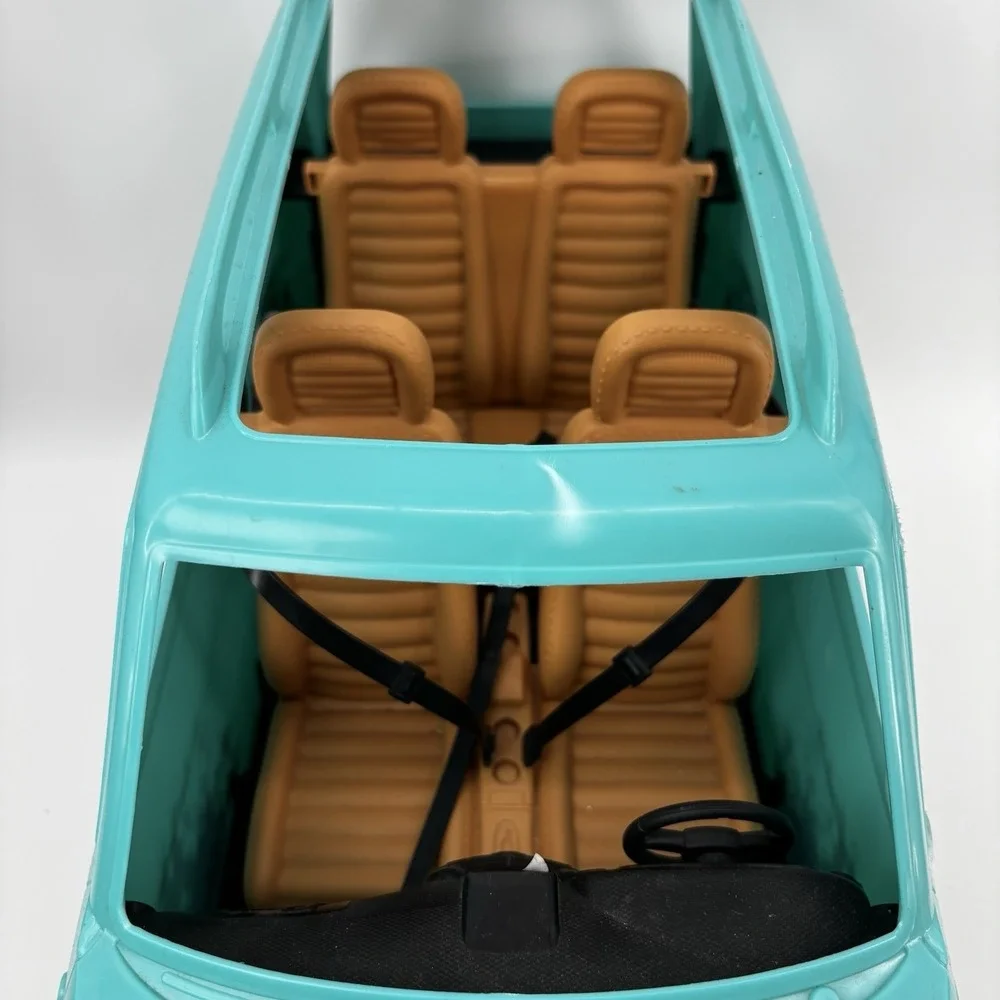 Mattel Barbie 2016 SUV Jeep Camping Fun Teal Off-Road Mudding Vehicle FGC99